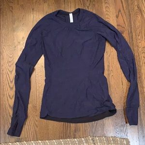 Blue long sleeve lululemon
